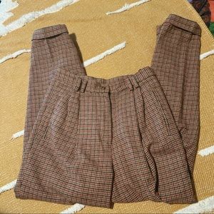 vintage wool rich trousers